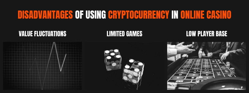 Disadvantages of Using Cryptocurrency in Online Casino