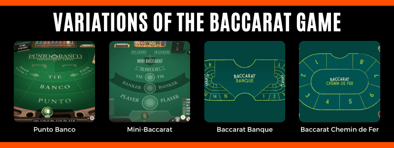 Variations of the Baccarat Game